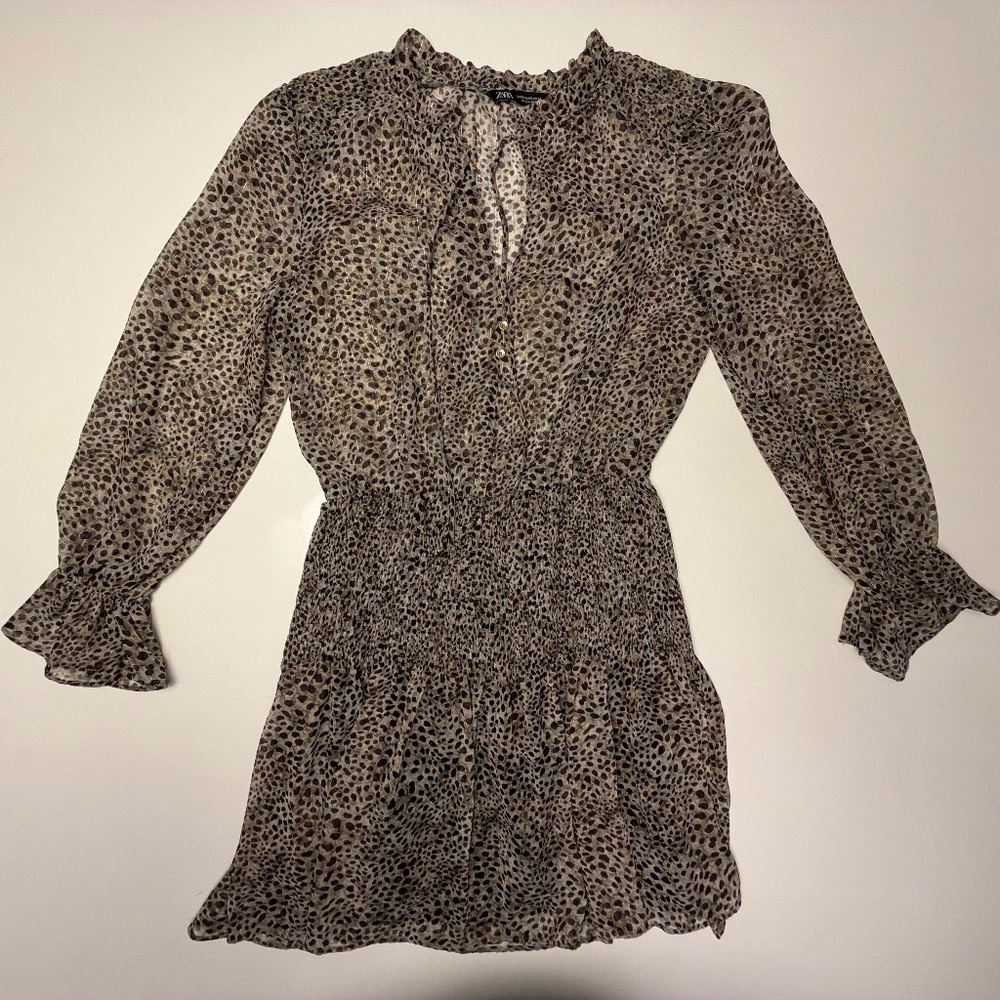 Zara Animal Print Minidress